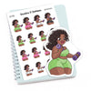 Planner stickers "Jada" - Dumbbell workout, S1170