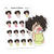 Make eyebrows planner stickers, Nia - S1181/S1197, Сosmetic procedures stickers