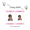 Planner stickers "Jada" - I ran out of money, S1167. Shopping planner stickers