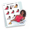 Planner stickers "Jada" - Less stress More chill, S1169