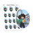 Amusement park Planner Stickers, Nia - S1177/S1193, Theme park stickers