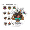 Organize Your Household Chores with Functional Planner Stickers 'Nia', S1209/S1217