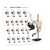 Nia planner stickers - Pole dance, S1207/S1215