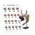 Nia planner stickers - Pole dance, S1207/S1215