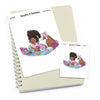 Large planner stickers / Extra large "Jada/Brown skin" - Day off, L1037/XL1037