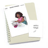 Large planner stickers / Extra large "Jada/Brown skin" - Planner Time, L1048/XL1048