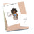 Stock market - Large / Extra large planner stickers "Nia/Brown skin", L1054/XL1054