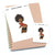 Beautiful lingerie - Large / Extra large planner stickers "Nia/Brown skin", L1059/XL1059