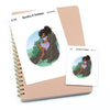 In the park - Large / Extra large planner stickers "Nia/Brown skin", L1085/XL1085