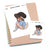 My little princess - Large / Extra large planner stickers "Nia/Brown skin", L1086/XL1086