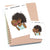 Emotions - Large / Extra large planner stickers "Nia/Brown skin", L1090/XL1090