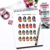 Planner stickers "Jada" - Face care, S1225