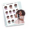 Planner stickers "Jada" - After bath, S1226