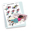 Planner stickers "Jada" - Crawl to bed, S1227