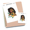 It's time to spend money - Large / Extra large planner stickers "Nia/Brown skin", L1124/XL1124
