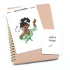 Music is my life - Large / Extra large planner stickers "Nia/Brown skin", L1126/XL1126