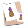 Sexy - Large / Extra large planner stickers "Nia/Brown skin", L1133/XL1133