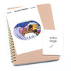 Falling asleep while studying - Large / Extra large planner stickers "Nia/Brown skin", L1134/XL1134