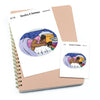 Falling asleep while studying - Large / Extra large planner stickers "Nia/Brown skin", L1134/XL1134