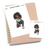 Selfie - Large / Extra large planner stickers "Nia/Brown skin", L1135/XL1135