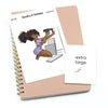 Repairs - Large / Extra large planner stickers "Nia/Brown skin", L1139/XL1139