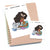 Sewing - Large / Extra large planner stickers "Nia/Brown skin", L1180/XL1180