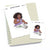 Large planner stickers / Extra large "Jada/Brown skin" - Family budget, L1051/XL1051