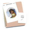 Airplane travel - Large / Extra large planner stickers "Nia/Brown skin", L1058/XL1058