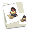 Large planner stickers / Extra large "Jada/Brown skin" - Pizza time, L1083/XL1083