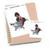 In the supermarket - Large / Extra large planner stickers "Nia/Brown skin", L1092/XL1092