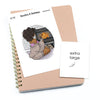 Relaxing by the fireplace - Large / Extra large planner stickers "Nia/Brown skin", L1182/XL1182