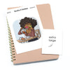 Tea lover - Large / Extra large planner stickers "Nia/Brown skin", L1213/XL1213