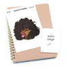Tease - Large / Extra large planner stickers "Nia/Brown skin", L1129/XL1129