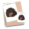 Tease - Large / Extra large planner stickers "Nia/Brown skin", L1129/XL1129