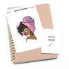 New style - Large / Extra large planner stickers "Nia/Brown skin", L1130/XL1130