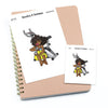 Time to eat - Large / Extra large planner stickers "Nia/Brown skin", L1131/XL1131