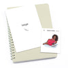 Large planner stickers / Extra large "Jada/Brown skin" - Relax, L1169/XL1169