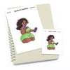 Large planner stickers / Extra large "Jada/Brown skin" - Workout, L1170/XL1170