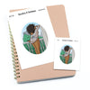 Morning - Large / Extra large planner stickers "Nia/Brown skin", L1174/XL1174