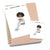 Knitting - Large / Extra large planner stickers "Nia/Brown skin", L1178/XL1178