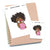 Eyebrow Waxing - Large / Extra large planner stickers "Nia/Brown skin", L1181/XL1181