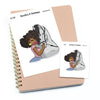 Love for horses - Large / Extra large planner stickers "Nia/Brown skin", L1208/XL1208