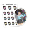 Plan Your Reading List with Cute Library-themed Planner Stickers, Nia - S1248/S1256