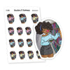 Plan Your Reading List with Cute Library-themed Planner Stickers, Nia - S1248/S1256
