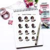 Plan for Success with Negotiation Planner Stickers 'Jada', S1285 | Stay Organized and Achieve Your Goals