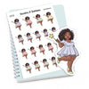 Life is Full of Magic Planner Stickers: Add a Touch of Enchantment to Your Plans, 'Jada' - S1279