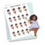 Life is Full of Magic Planner Stickers: Add a Touch of Enchantment to Your Plans, 'Jada' - S1279