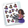 Treadmill Workout Planner Stickers - Stay Motivated and On Track, Jada - S1281