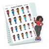 Planner stickers "Jada" - Remember why you started, S1283. Lose weight stickers