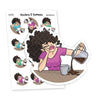 Brighten Your Week with Inspirational Planner Stickers for Hard Mondays 'Nia', S1267/S1275